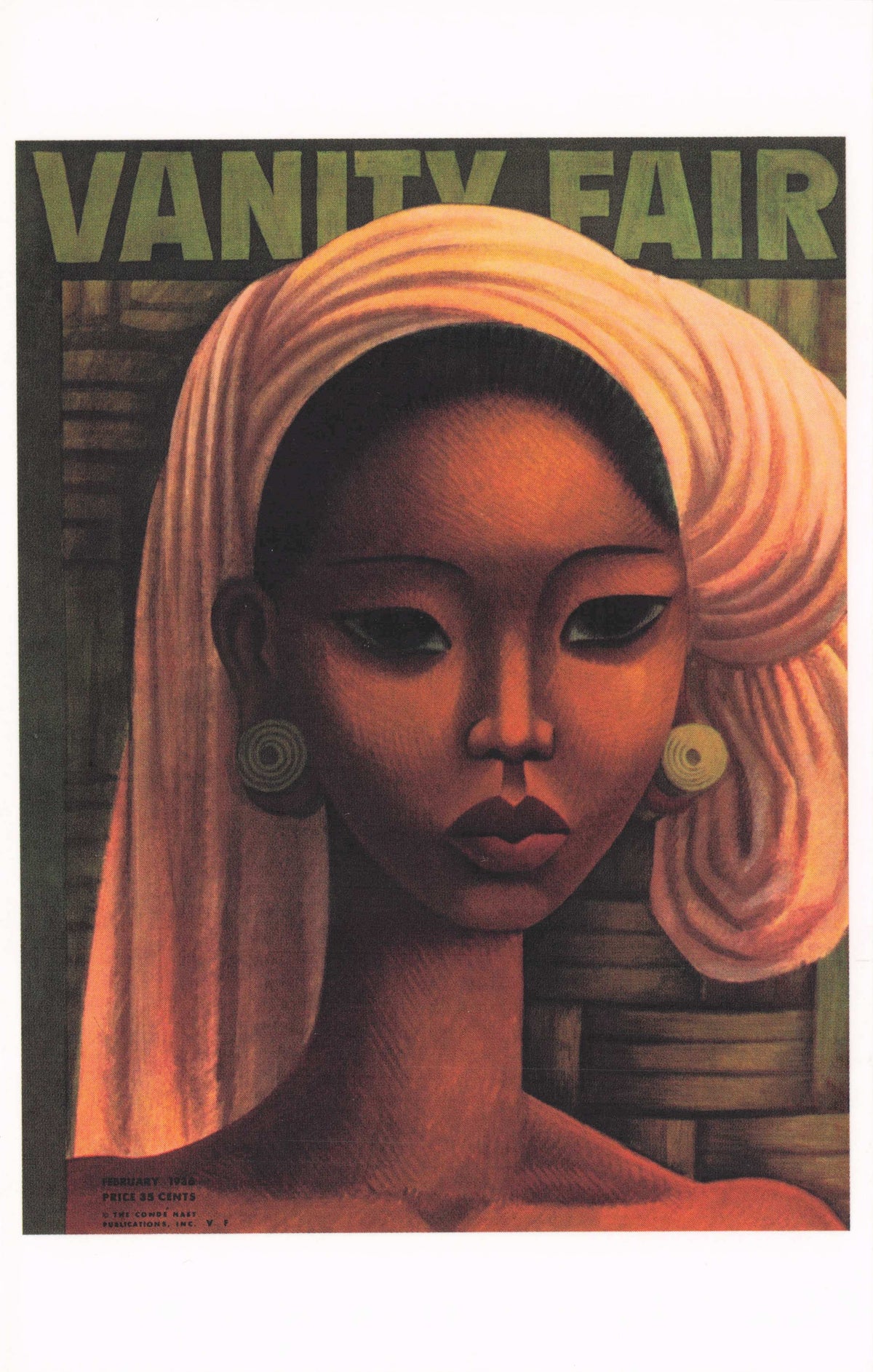 Mexican Art Of Bali Beauty 1930s Indonesian Glamour Art Deco Painting Postcard