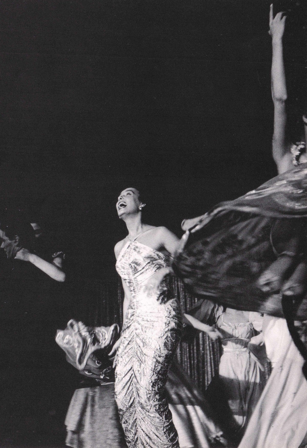 Lena Horne Vintage Jazz Singer Live New York 1955 Concert Rare Photo Postcard