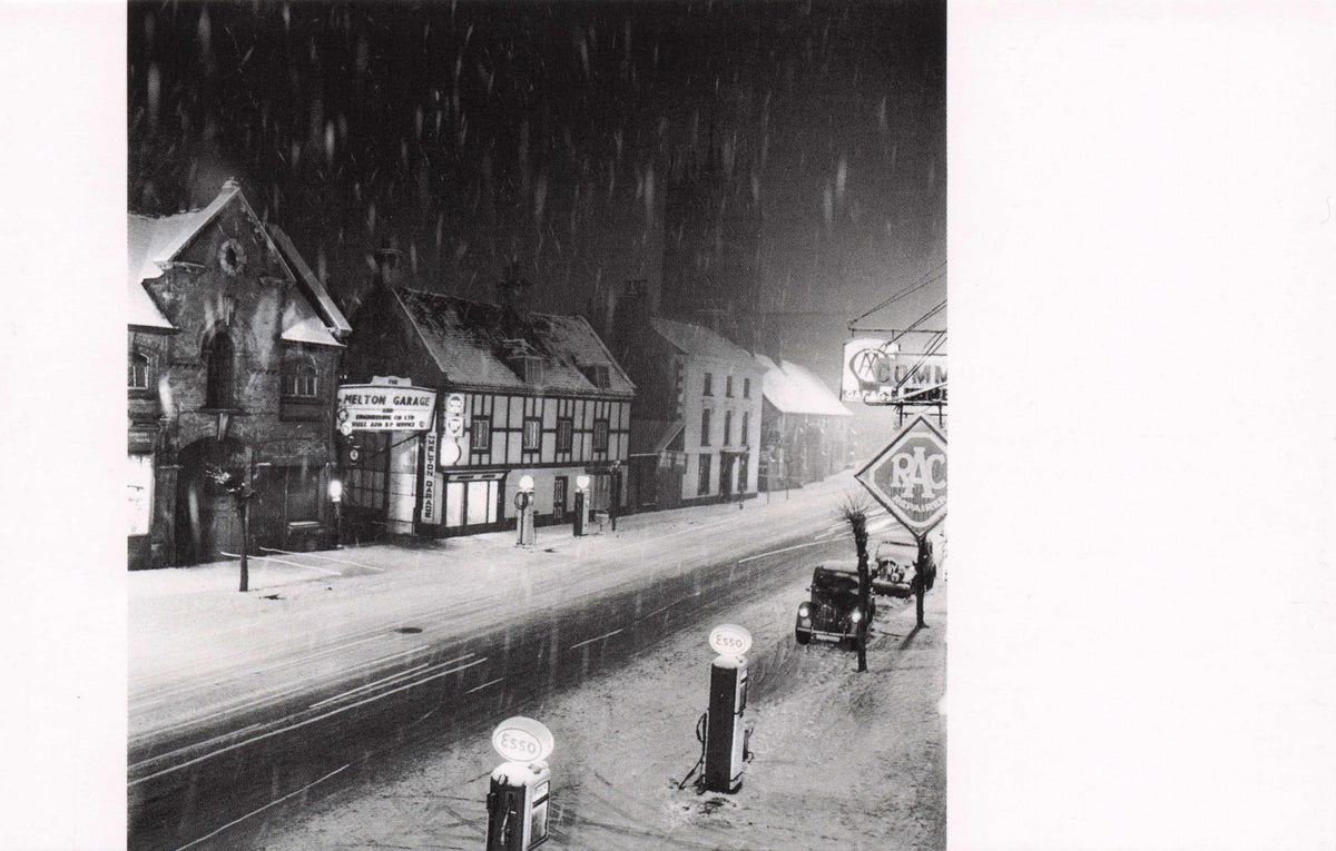 RAC Hotel 1950s Christmas Burton Street Melton Mowbray Leicester Photo Postcard