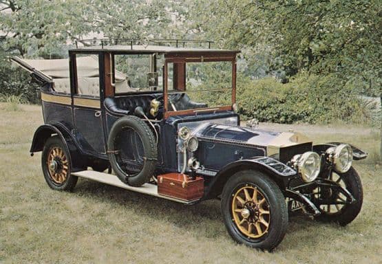 1912 Rolls Royce Landaulette Silver Ghost Classic Car Postcard NEW
