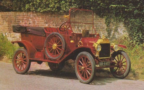 1914 Ford 20HP Tourer Classic Car Postcard