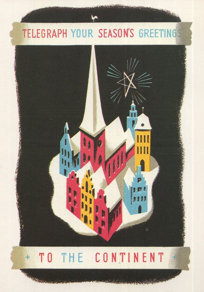 1938 Telegraph 1985 Communications Christmas FDC Postcard