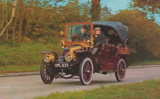 1988 Manx Rally Mark Lovell & Terry Harryman York Moors Bend Race Car Postcard