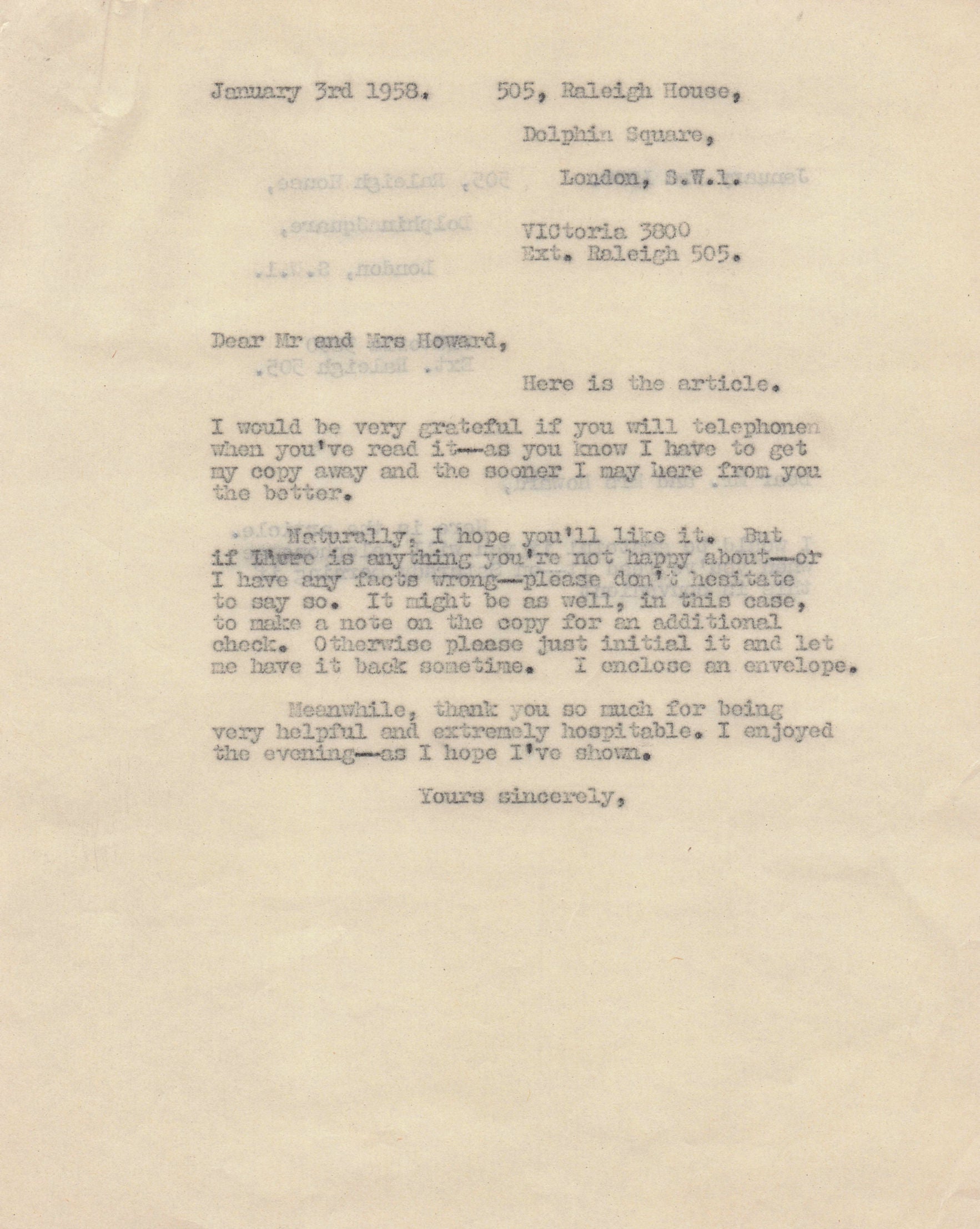 Trevor Howard The Third Man Mutiny On The Bounty Hand Signed 1950s Script