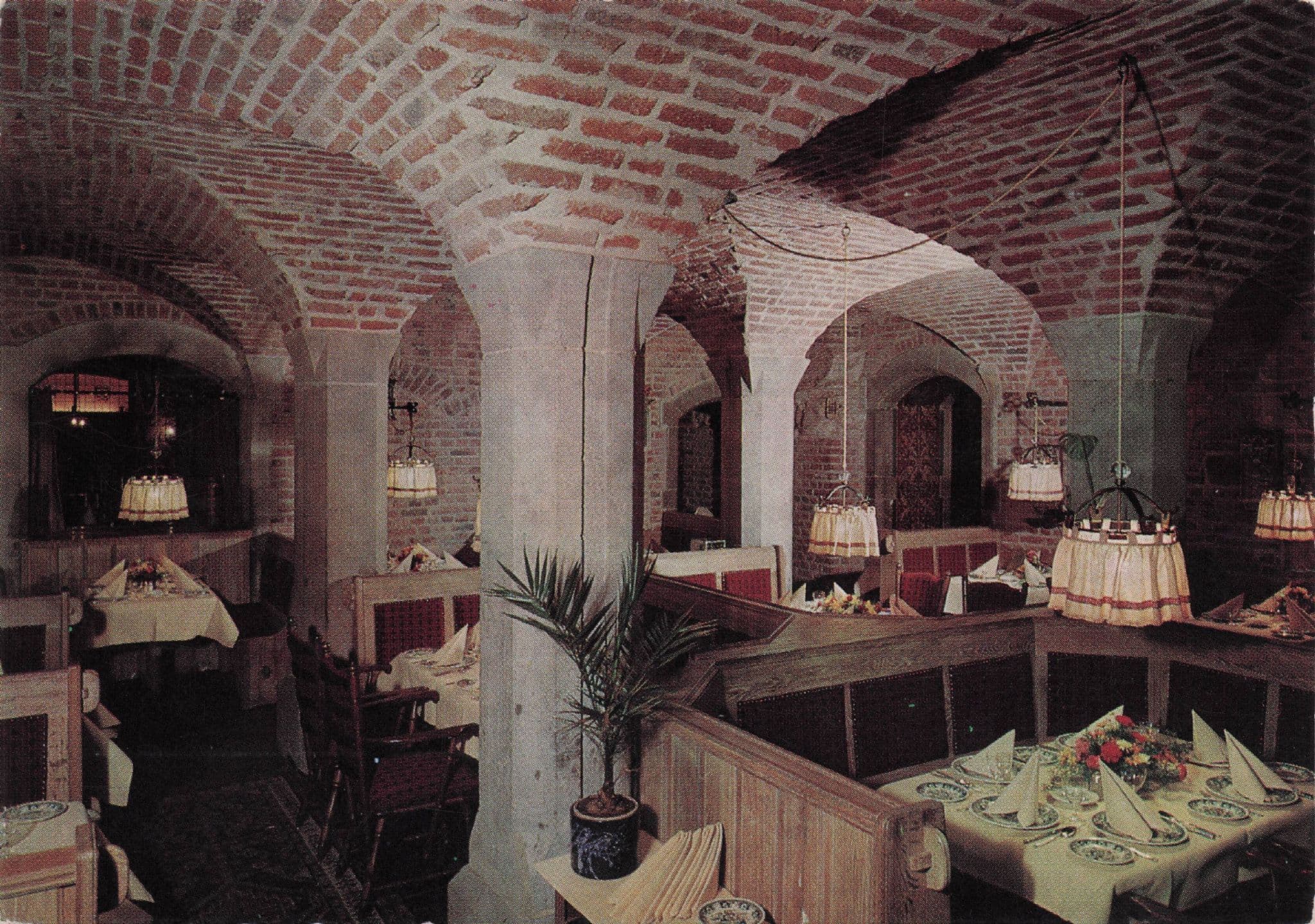 Aachen Ratskeller Restaurant of Rathaus Kurfuerstenzimmer German Postcard