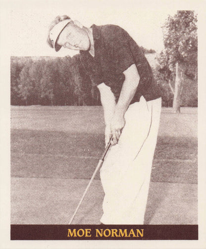 Moe Norman Famous Golfers Of The 40s & 50s Rare Golf Photo Trade Card