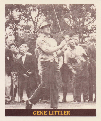 Gene Littler Famous Golfers Of The 40s & 50s Rare Golf Photo Trade Card