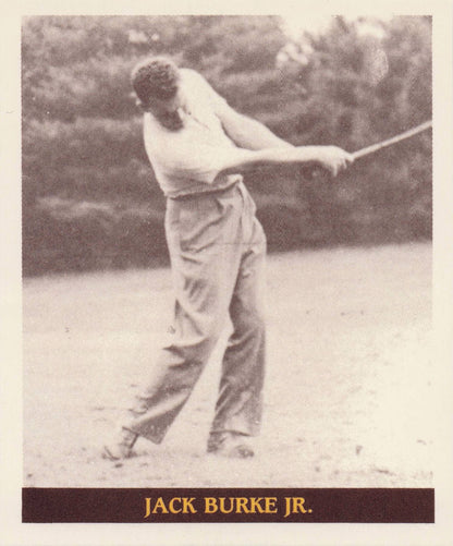 Jack Burke Famous Golfers Of The 40s & 50s Rare Golf Photo Trade Card