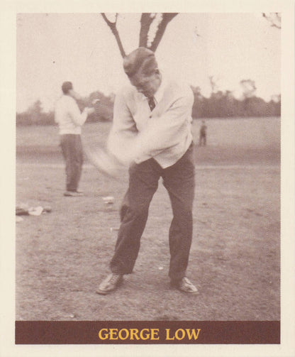 George Low Famous Golfers Of The 40s & 50s Rare Golf Photo Trade Card