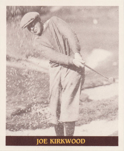 Joe Kirkwood Famous Golfers Of The 40s & 50s Rare Golf Photo Trade Card