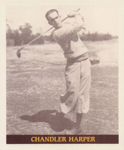 Chandler Harper Famous Golfers Of The 40s & 50s Golf Photo Trade Card