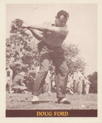 Doug Ford Famous Golfers Of The 40s & 50s Golf Photo Trade Card