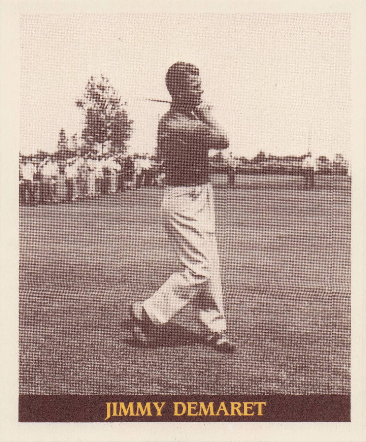 Jimmy Demaret Famous Golfers Of The 40s & 50s Golf Photo Trade Card