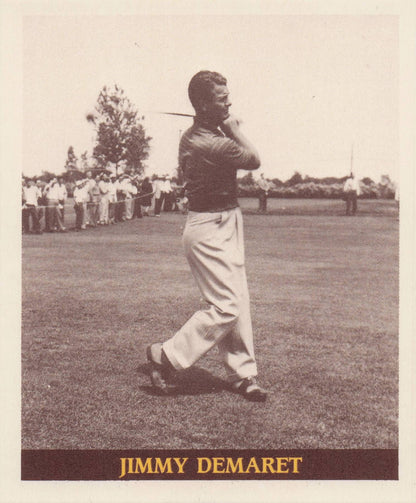 Jimmy Demaret Famous Golfers Of The 40s & 50s Golf Photo Trade Card