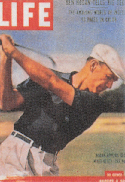 Ben Hogan First US Open Victory Legends Of Golf Trade Card