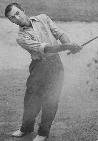 Ben Hogan Cross Handed Gameplay Legends Of Golf Trade Card