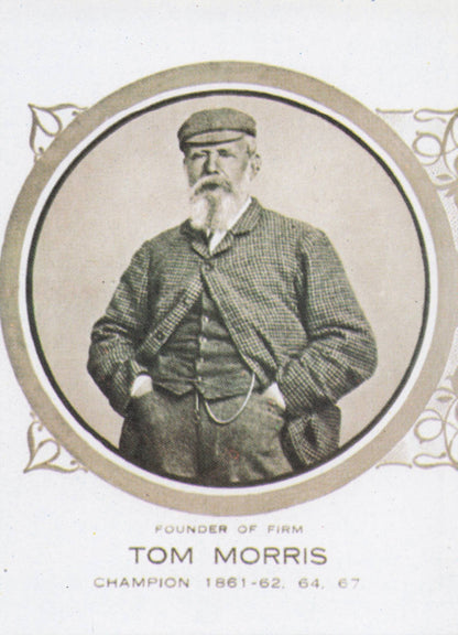 Story Of Tom Morris Victorian Golf 64th Birthday Open Trade Card