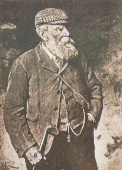 Tom Morris Story Ball Maker Scottish Victorian Golf Trade Photo Card