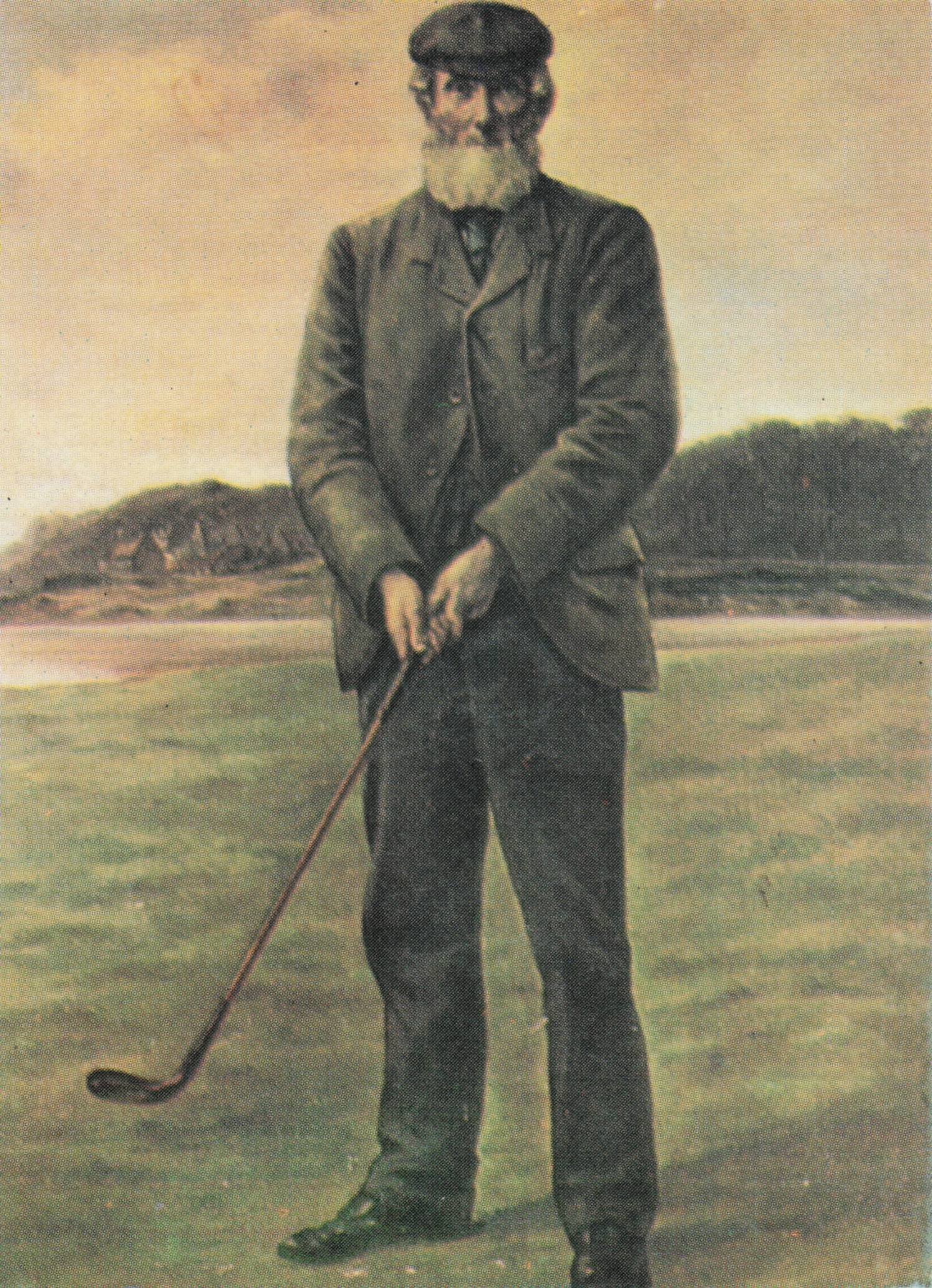 Tom Morris Story Of Victorian Scottish Golf British Open Wins Trade Card