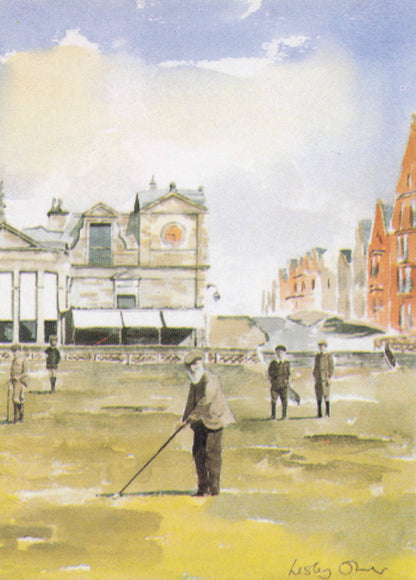 Tom Morris Story St Andrews Victorian Scottish Golf Course Trade Card