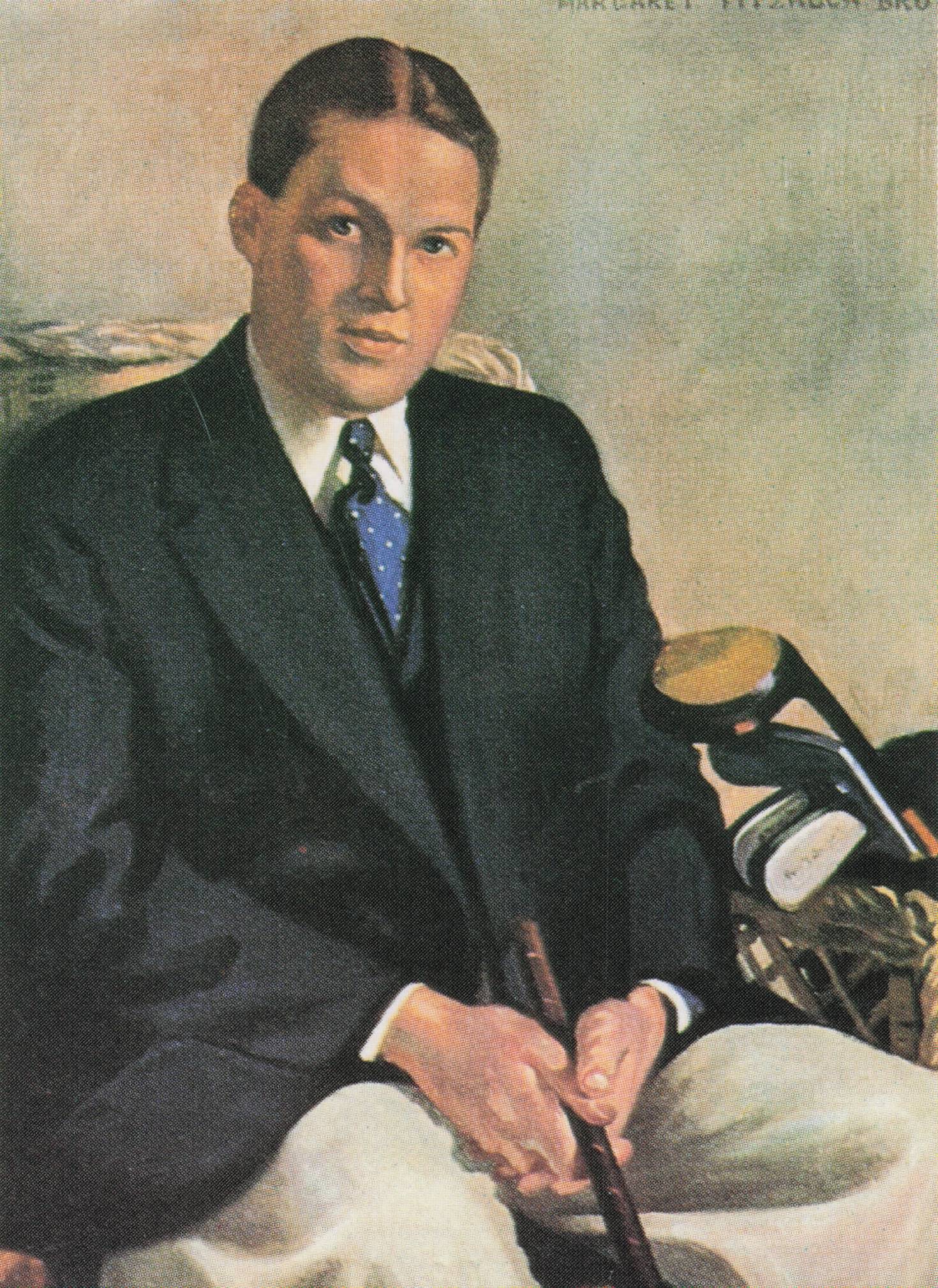 Story Of Bobby Jones American Old Golfer USA Photo Trade Card