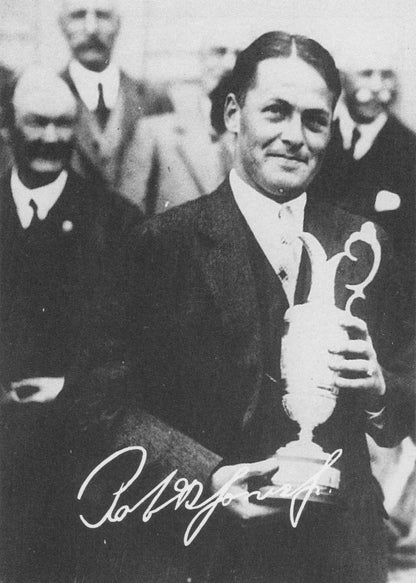 Bobby Jones USA Golf & St Andrews Course 1927 Open Trophy Trade Card