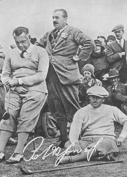 Bobby Jones USA Golf & St Andrews Course 1930 Open Trade Photo Card