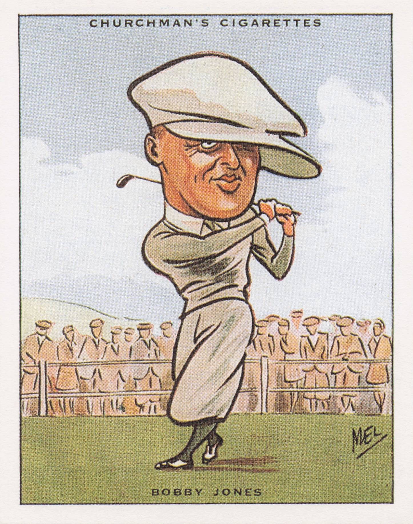 Bobby Jones Golf Churchman Prominent Golfers Cigarette Card