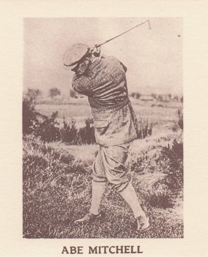 Abe Mitchell Golf Rare Globe Insurance Photo Trade Card