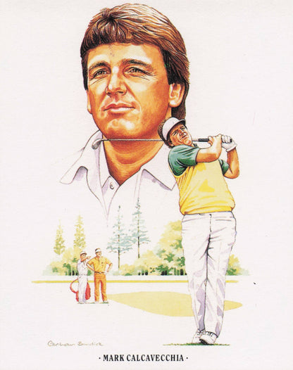 Mark Calcavecchia Golfer Imperial USA Golf Art Painting Trade Card