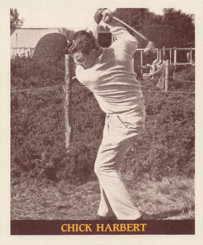 Chick Harbert Famous Golfers Of The 40s & 50s Golf Photo Trade Card