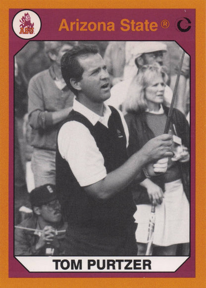 Tom Purtzer Arizona State Collegiate Collection Rare Golf Trade Card