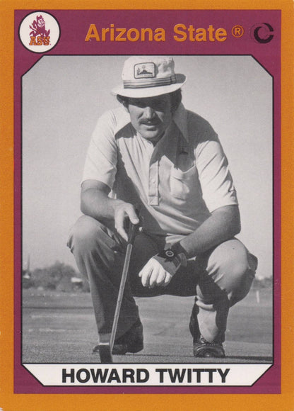 Howard Twitty Arizona State Collegiate Collection Rare Golf Trade Card