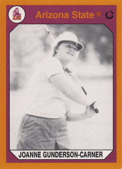 Joanne Gunderson Carner Arizona State Collegiate Rare Golf Trade Card
