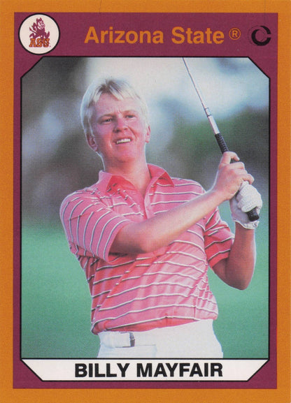 Billy Mayfair Arizona State Collegiate Collection Rare Golf Trade Card