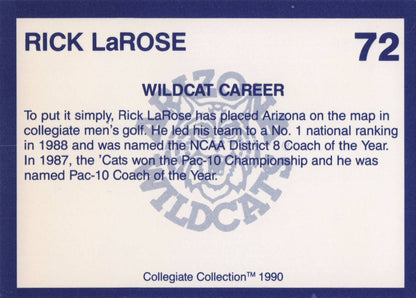 Rick LaRose Arizona State Collegiate Collection Rare Golf Trade Card