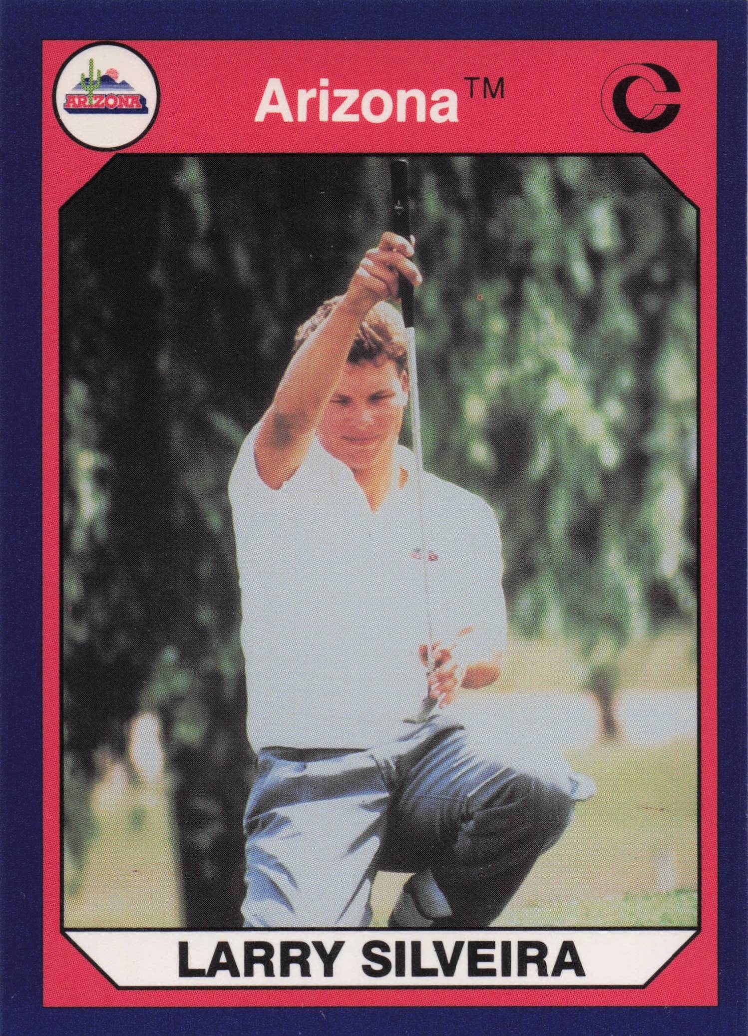 Larry Silveira Arizona State Collegiate Collection Rare Golf Trade Card