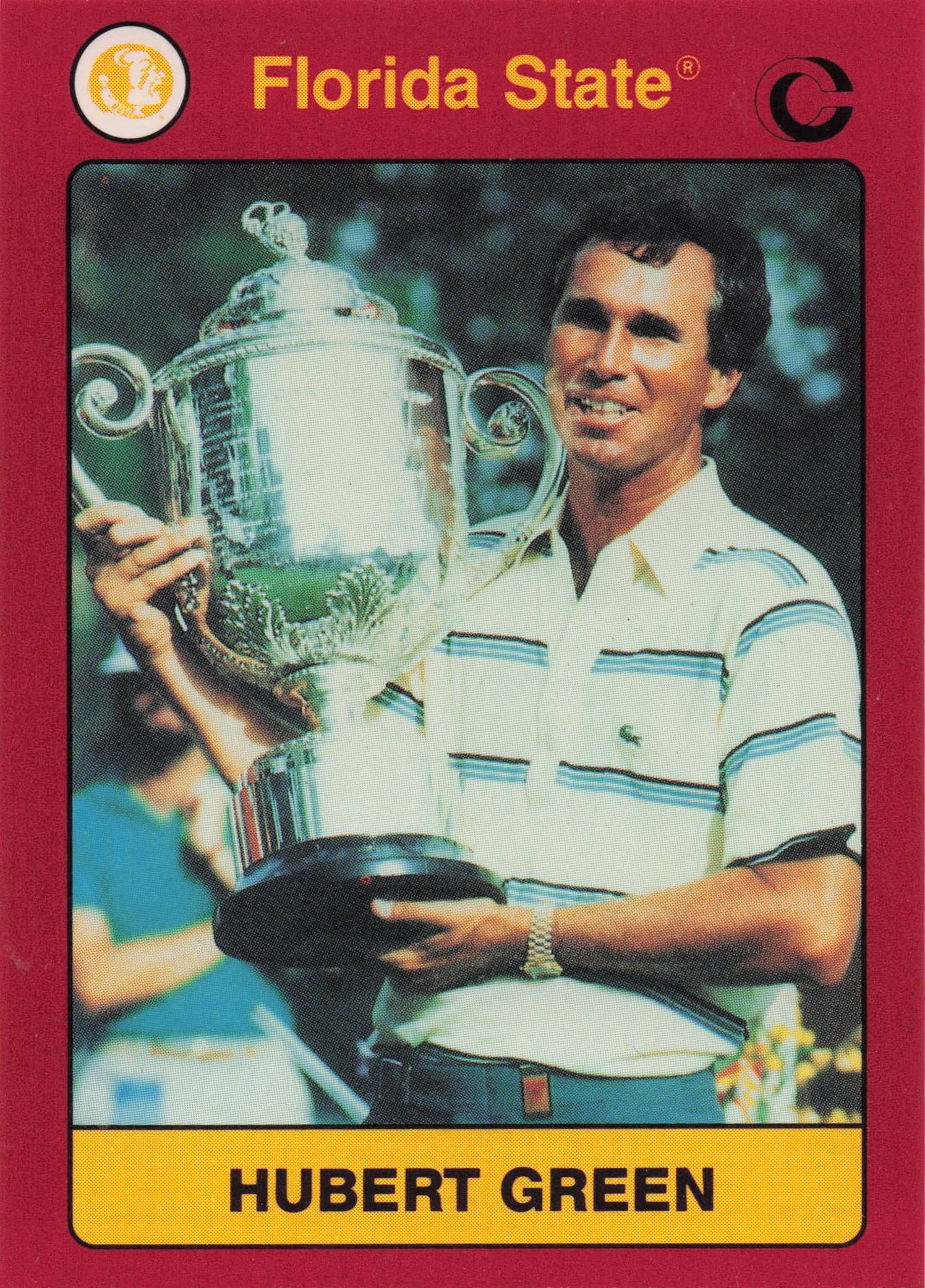 Hubert Green Florida State Collegiate Collection Rare Golf Trade Card