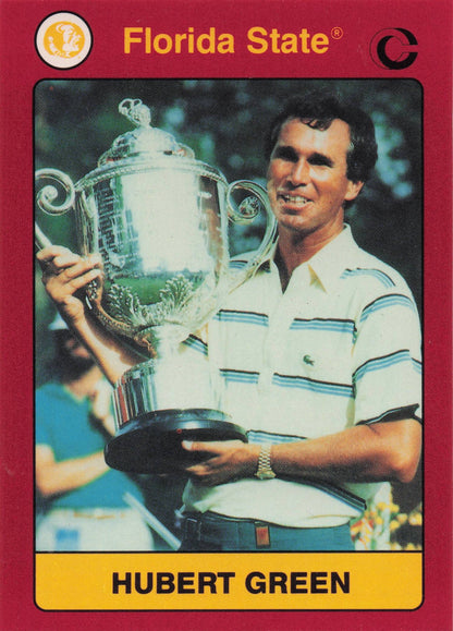 Hubert Green Florida State Collegiate Collection Rare Golf Trade Card