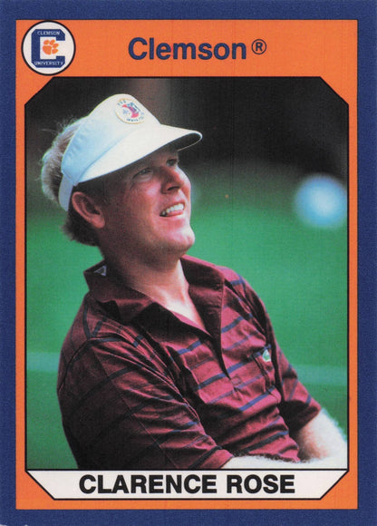 Clarence Rose Clemson Collegiate Collection Rare Golf Trade Card