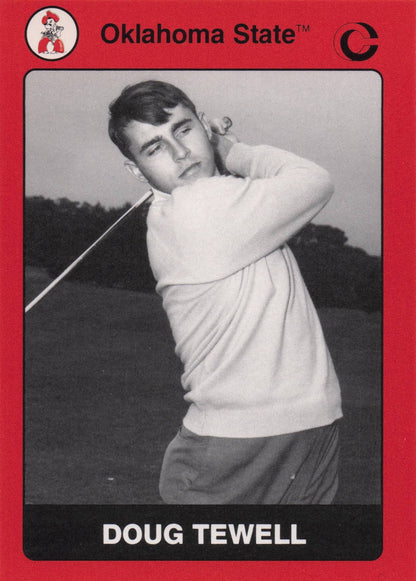 Doug Tewell Oklahoma State Collegiate Collection Rare Golf Trade Card