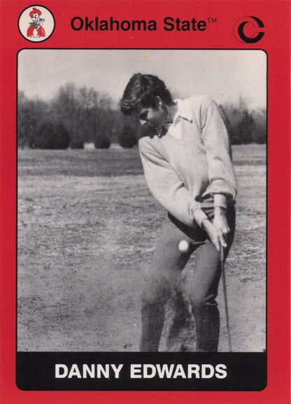 Danny Edwards Oklahoma State Collegiate Collection Rare Golf Trade Card