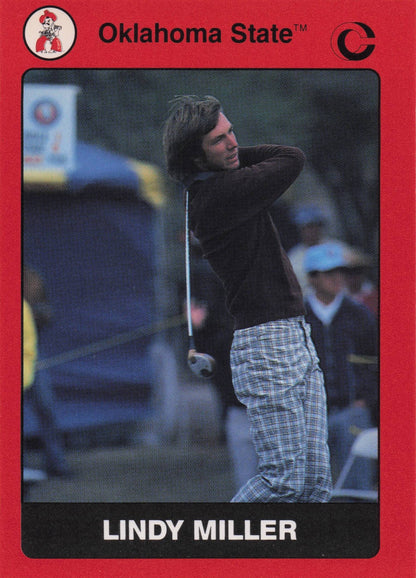 Lindy Miller Oklahoma State Collegiate Collection Rare Golf Trade Card