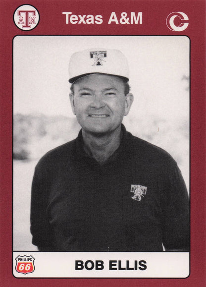 Bob Ellis Texas A&M Collegiate Collection Rare Golf Trade Card