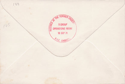 RAF Uxbridge Battle Of Britain WW2 Anniversary Military Hand Signed FDC