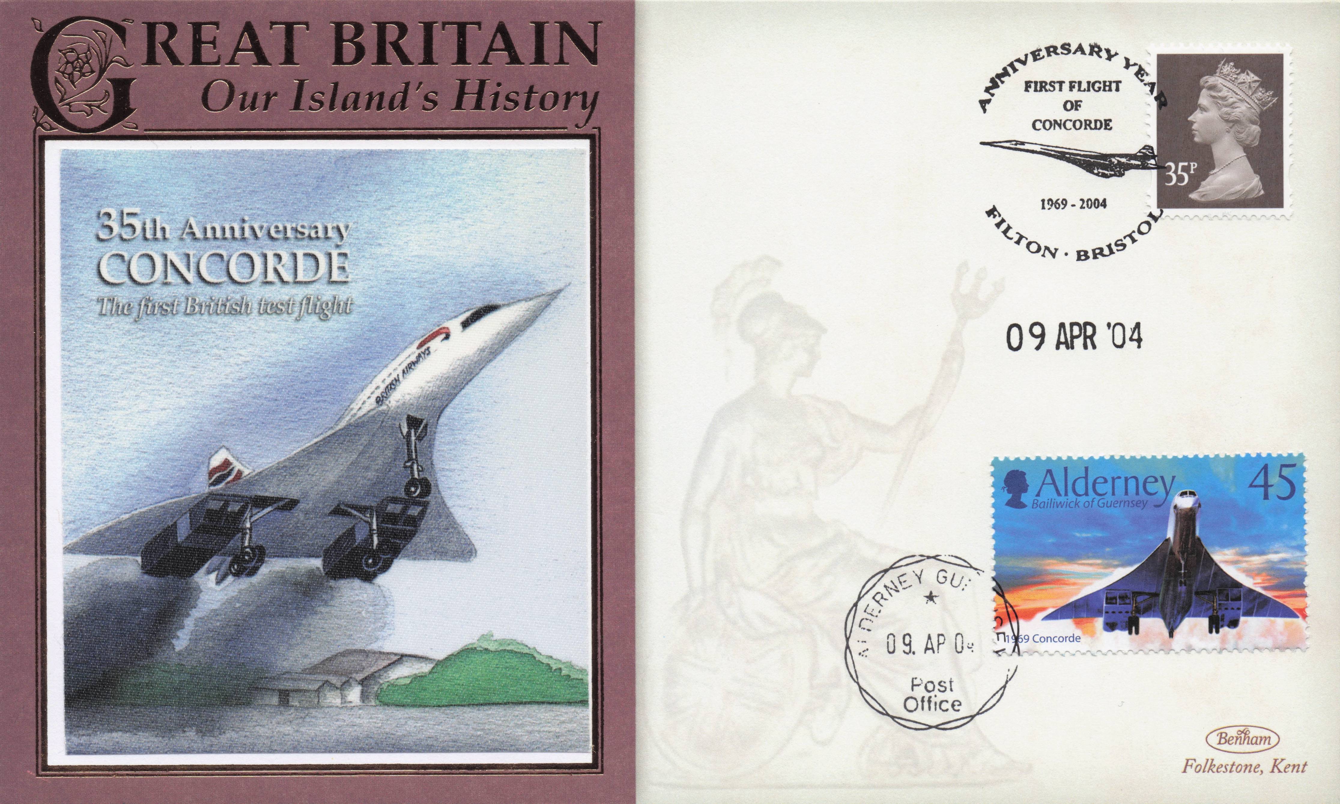 Concorde 35th Anniversary Our Island's History Benham Rare FDC