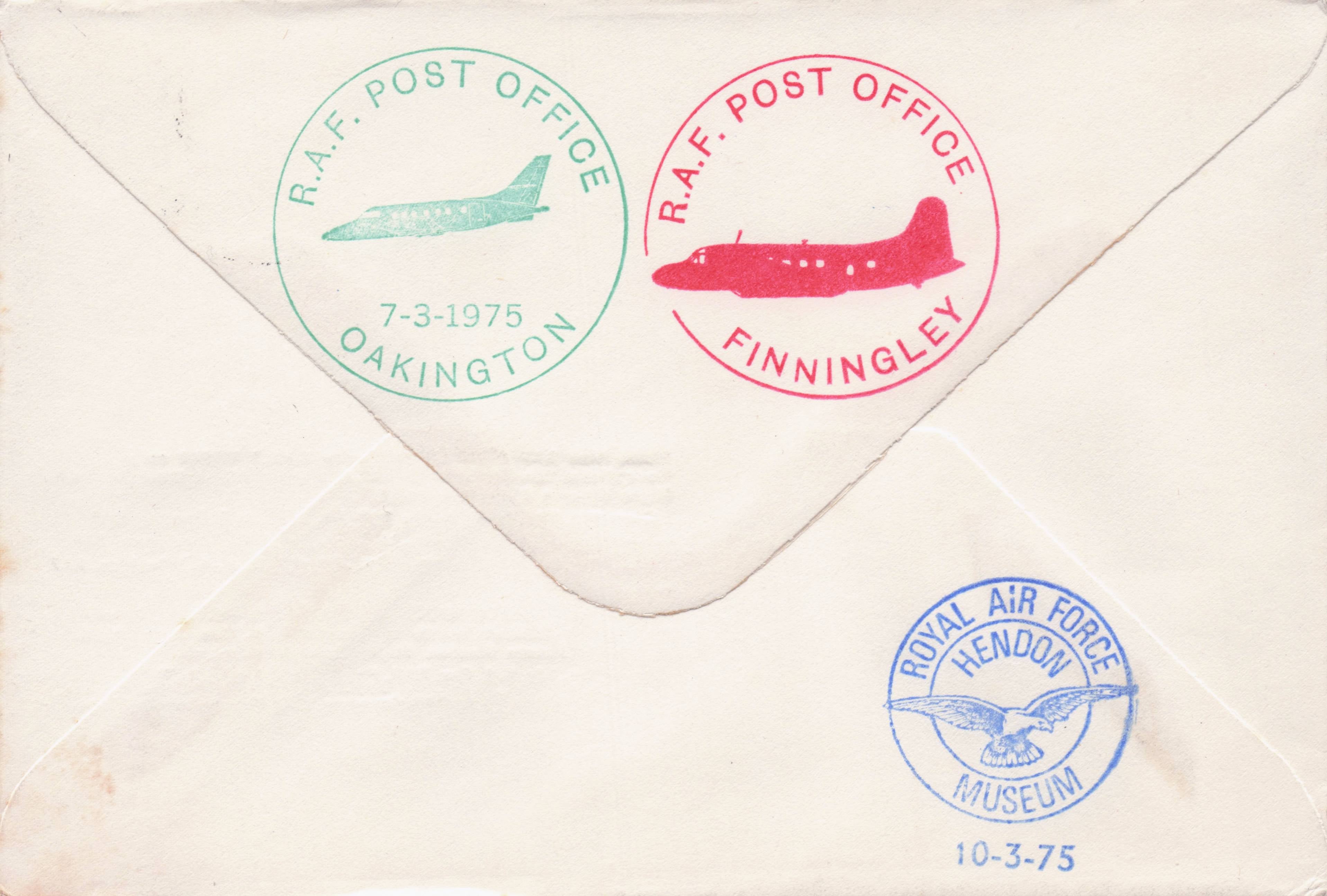 RAF Oakington Closure WW2 Base Military Hand Signed FDC