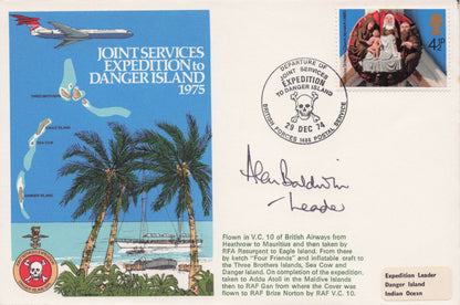Joint Services Military Expedition To Danger Island 1975 Hand Signed FDC