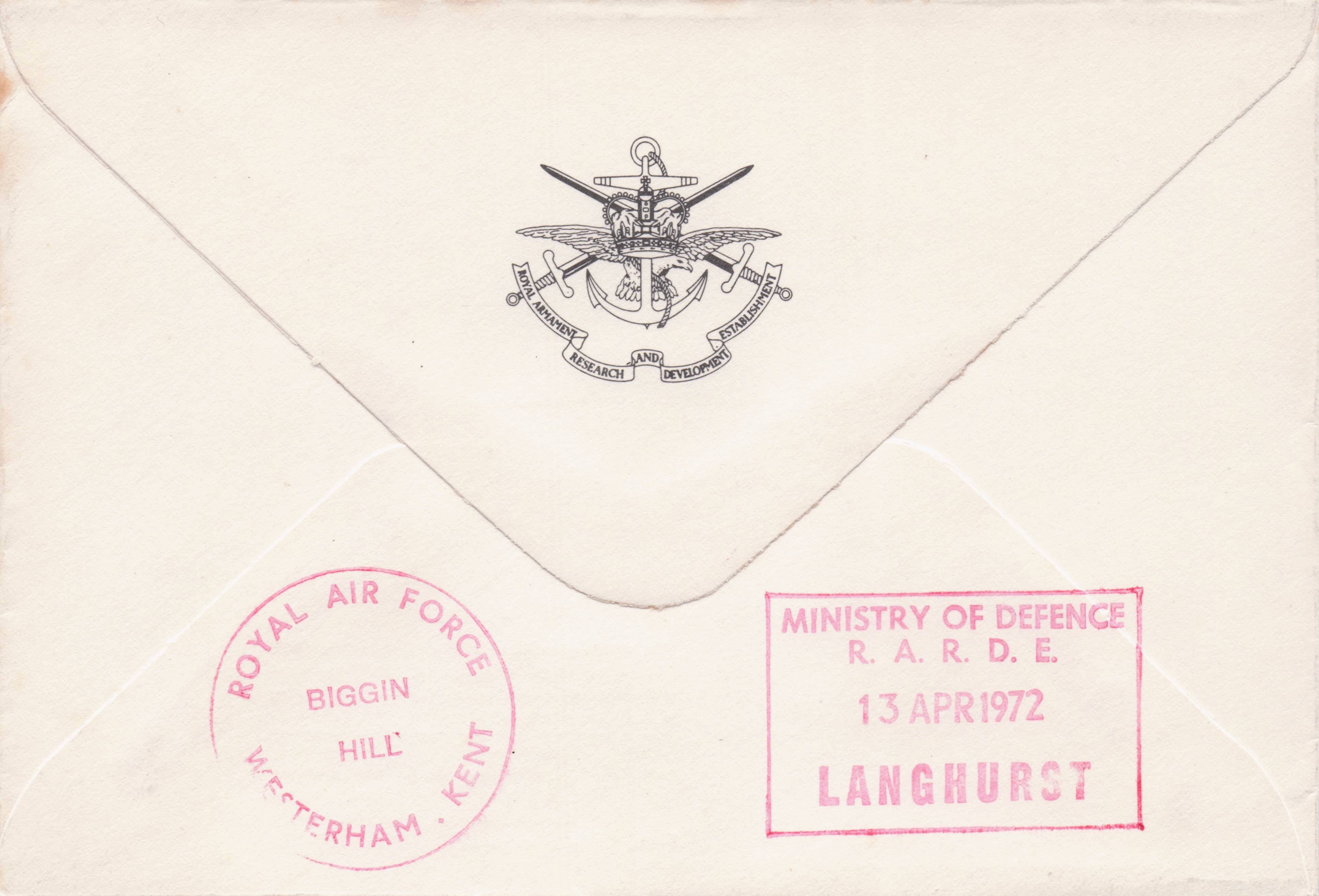 RAF West Mailling Military Royal Flying Corps Anniversary Hand Signed FDC
