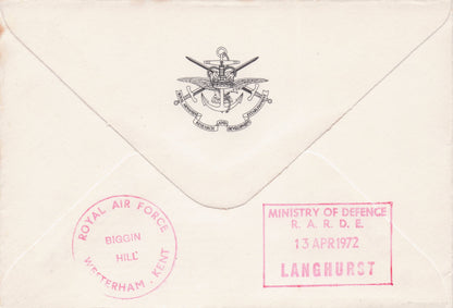 RAF West Mailling Military Royal Flying Corps Anniversary Hand Signed FDC